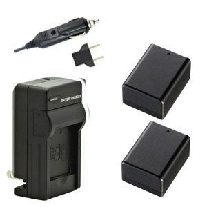 Two BP-718 Intelligent Batteries & One Charger for Canon VIXIA Camcorders