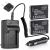 Two DMW-BCG10 Batteries, Charger & Mini-Tripod for Panasonic Lumix Cameras