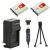 Two NP-FG1 NP-BG1 Batteries, Charger & Mini-Tripod for Sony Cameras
