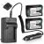 Two BN-VG114 DATA Batteries, Charger & Neck Strap for JVC Everio Camcorders
