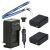 Two BP1130 Batteries, Charger & Neck Strap for Samsung Cameras