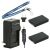 Two IA-BP80W IA-BP80WA Batteries, Charger & Neck Strap for Samsung Camcorders