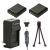 Two NP-130 NP-130DBA Batteries, One Charger & Mini-Tripod for Casio Cameras