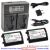 Replacement Battery LCD Dual Fast Charger for Nikon EN-EL4 MH-21 MH22 Nikon Camera D2