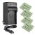 NB-6LH NB-6L Battery for Canon Powershot S95 SD1300 IS SX520 HS + Wall Charger